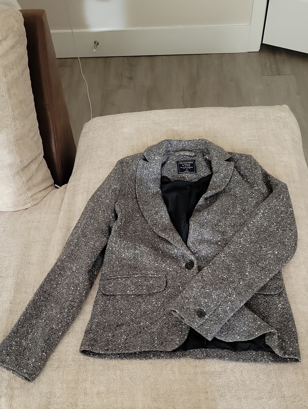 Abercrombie & Fitch Women's Blazer Jacket, Partly Wool, Size 0